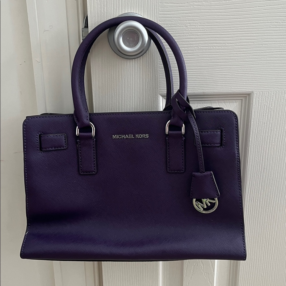 Michael Kors Dark Purple Satchel